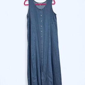 Jones New York denim maxi dress